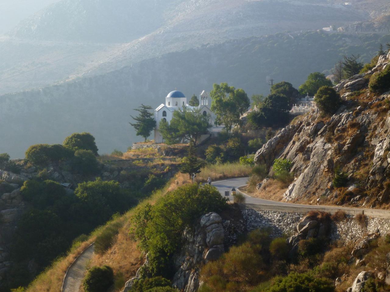 Church on the road near Skado, Naxos